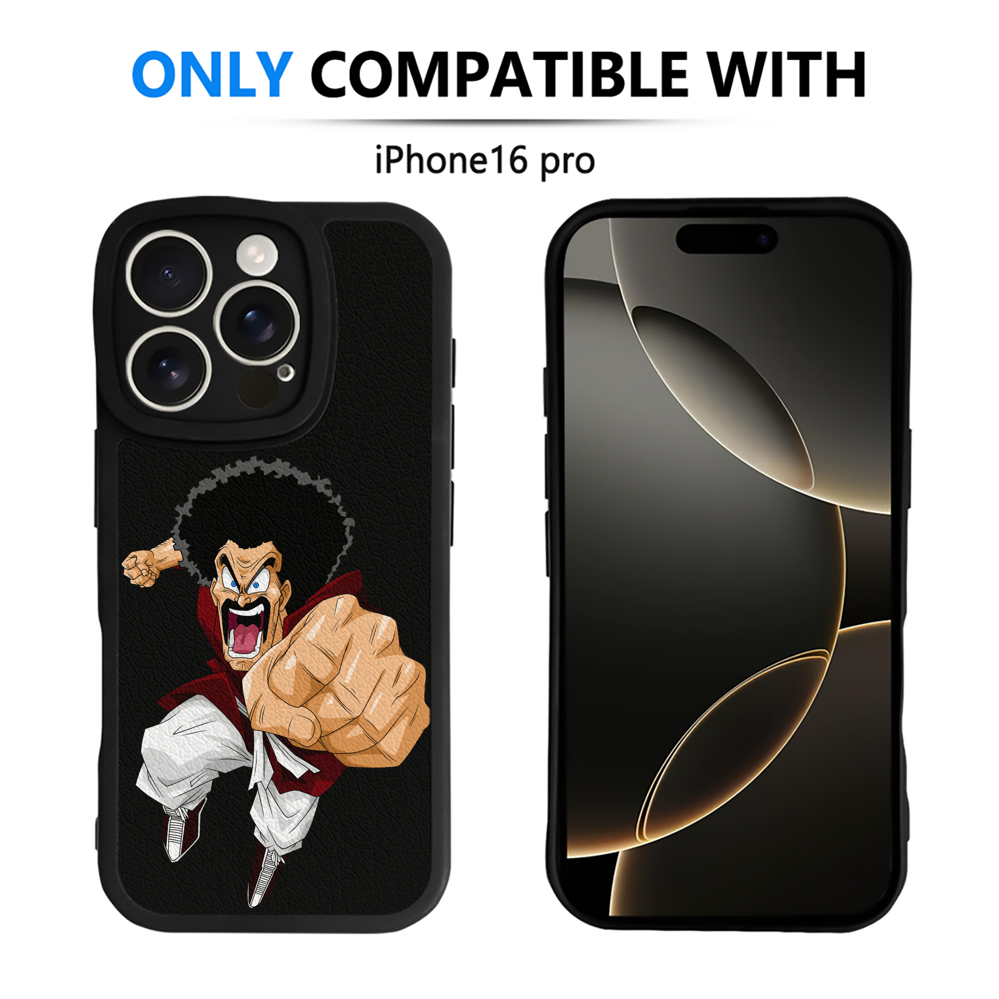 （画像用） ドラゴンボール DRAGON BALL 【iPhone 16シリーズ対応】シリコンスマホケース（レザー調） 材質：シリコン